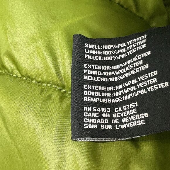 Women's Hooded Puffer Jacket by Guess; Winter Coat; Size XL; EUC; Peridot Green - Picture 5 of 5